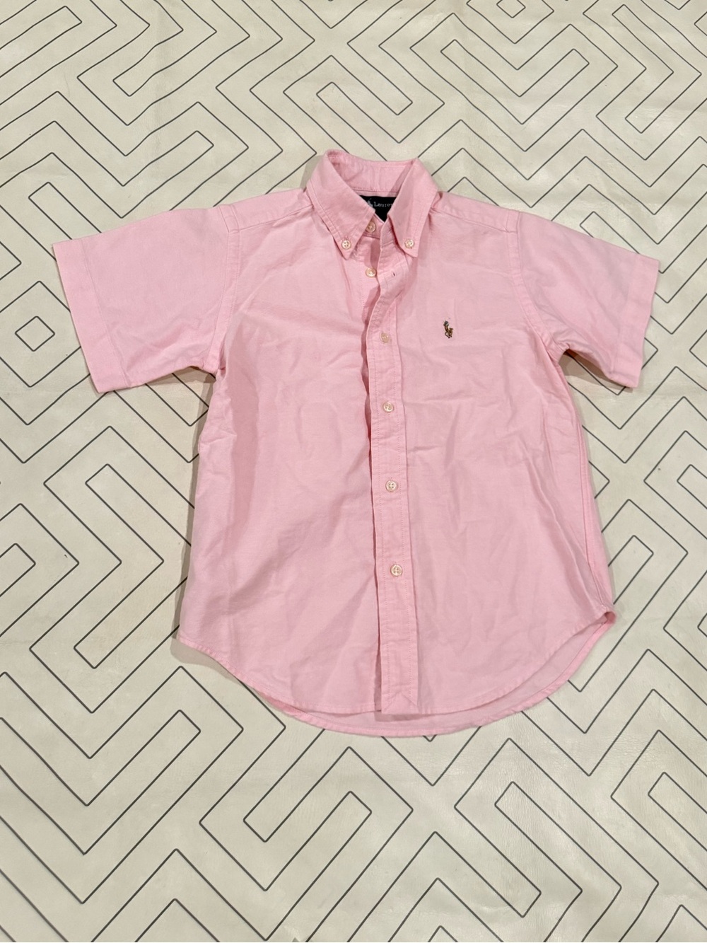 Ralph Lauren Pink Short-Sleeve Button Down